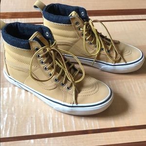 Vans SK8-Hi Golden Leather High Tops